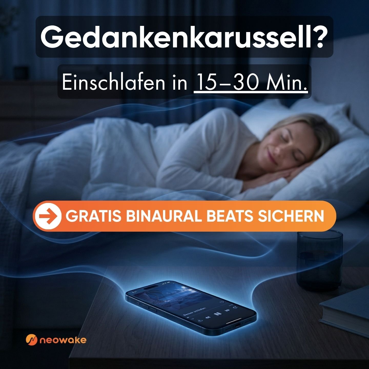 NeoWake Dreamland – kostenlose Audio-Session mit binauralen Beats zum Einschlafen